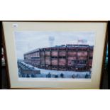 Limited Edition Print of Old Trafford, Manchester 7th February 1958, No.