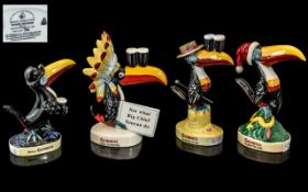 Royal Doulton - Fine Set of Four Hand Painted Ltd and Numbered Edition Guiness Advertising Figures