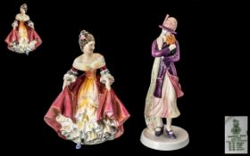 Royal Doulton Hand Painted Porcelain Figure ' Pretty Ladies ' Phillipa. c.2006. 9 Inches - 22.5