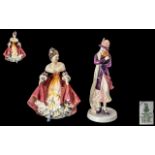 Royal Doulton Hand Painted Porcelain Figure ' Pretty Ladies ' Phillipa. c.2006. 9 Inches - 22.5