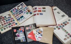 A Collection of Stamp Albums and Loose Stamps.