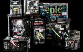 A Collection of Boxed Toys to include Star wars Legion Luke Skywalker,