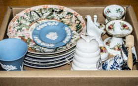 Collection of Five Wedgwood Plates,