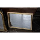 Large Over Mantle Mirror in Rococo Gilt Frame, measures 47" x 36",