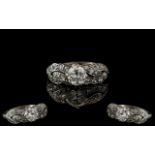 Antique Diamond Cluster Ring,