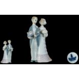 Lladro Hand Painted Porcelain Figure ( Rare ) ' The Wedding ' Bride and Groom. Model No 1004808.