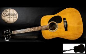 Encore Model No EA255 Acoustic Guitar ( Electric ) In Superb Condition, Label to Interior,