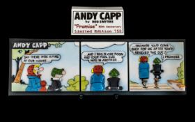 Andy Capp by Reg Smythe Ltd & Numbered Edition - 50th Anniversary 1957 - 2007 Ceramic Comic Strip