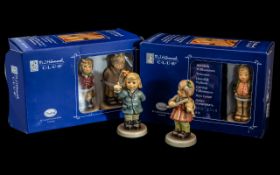 Collection of Boxed Hummel Figures comprising No. 21012 'Set Year 1', No. 1373 'First Violin', No.