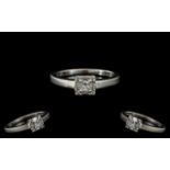 Platinum Set - Attractive Diamond Set Dr