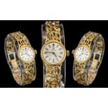 Omega - Elegant Ladies 9ct Gold Wrist Wa