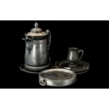 Mixed Metalware to include a tankard, a
