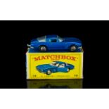 Matchbox - Lesney Super fast Series 14 Iso Crifo Model Diecast Car, Blue Colour way, With Box.