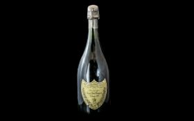 A Bottle of 1995 Vintage Moet et Chandon Dom Perignon Champagne.