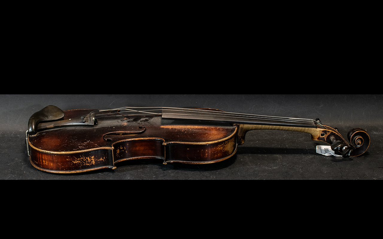 German Violin Labelled Mathias Neuner, Geigenmacher in Mittenwald 1807, nr. 94. - Image 2 of 3