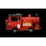 Triang 'Puff Puff' 73000 Vintage Pressed Steel Large Toy Train, red and black finish, pull along.