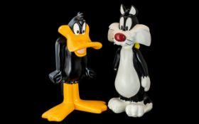 Warner Brothers Studio Store Daffy Figurine 13 inches in height.