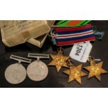 Collection of WWII Medals, comprising War Medal, Defence Medal, Africa Medal, 1939-45 Medal,