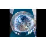Contemporary John Chipperfield Large Studio Glass Dish with abstract decoration,