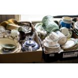 Large Quantity of Porcelain & Pottery Items, including Paragon 'Springtime' tea set,