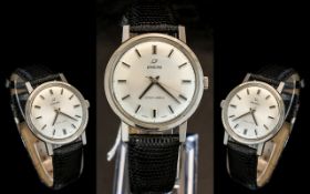 Enicar - Star Jewels Ocean Pearl Stainless Steel Gents Mechanical Wrist Watch. c.1960's.