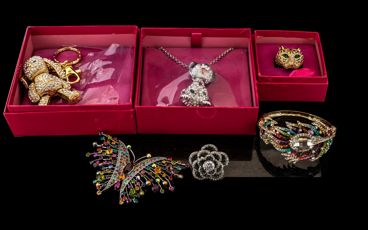 Collection of Quality Jewellery, including Butler & Wilson jewellery decorated with Swarovski