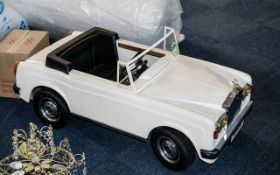 A Vintage 1970's Triang Rolls Royce Corniche Child's Pedal Car.