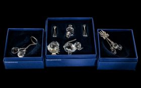 Collection of Swarovski Crystal, comprising 'Bouquet Rhodium' No 626847, Cristal Memories Balloons