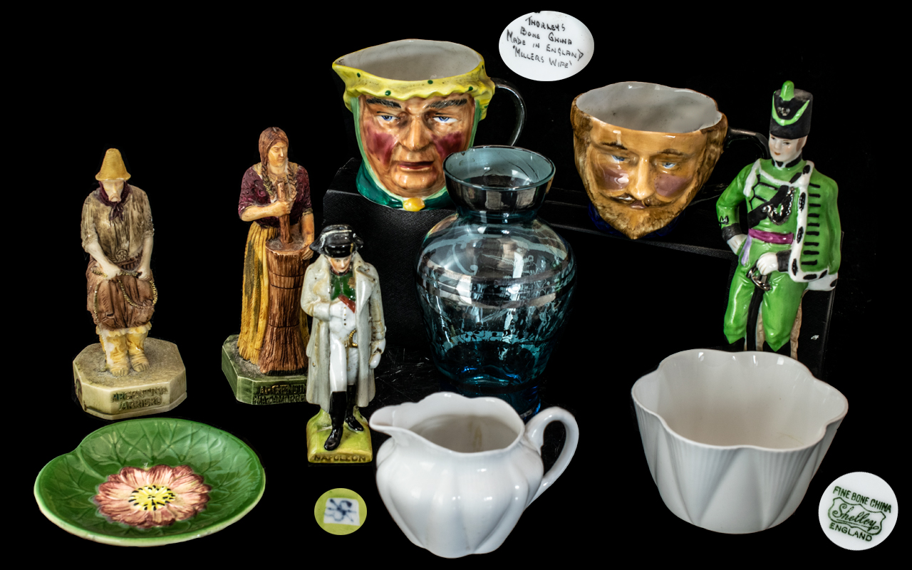 Small Collection of Vintage Porcelain, comprising a Thorley bone china 'Walter Raleigh' cup 2.