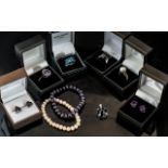 Collection of Sterling Silver Stone Set Jewellery from The Genuine Gemstone Company,