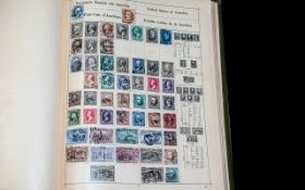 Stamps Interest USA used collection from 1851 3c imperf to 1920 in lovely old schaubek album