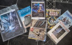 Star Wars Interest - Collection of Star Wars Comic Books, Collectors Editions, Posters,