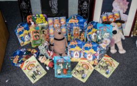 Wallace & Gromit - Collection of Wallace & Gromit Memorabilia, comprising soft toys, figure sets,