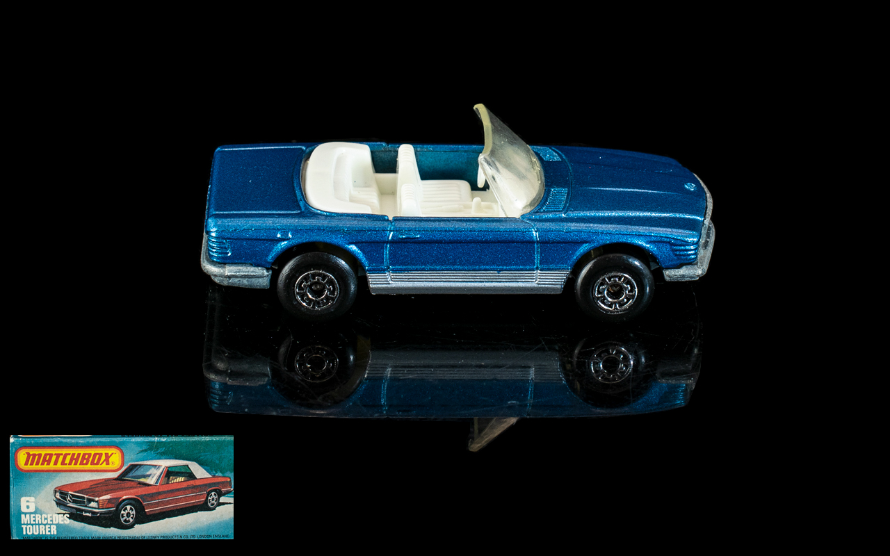 Matchbox No 6 Mercedes Tourer Diecast Model Car - Lesney Product.