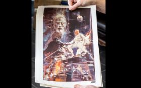 Star Wars Interest - A Collection of John Berkey Prints. From a private collector.