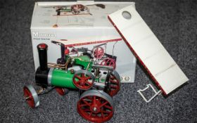 Mamod Steam Tractor TE1A, appears unused with original box and instructions.