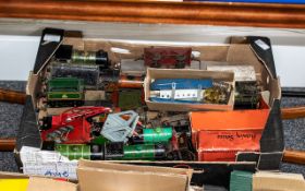 Railway Interest - Two Boxes of Modern Triang and Hornby Trains and Accessories, comprising track,