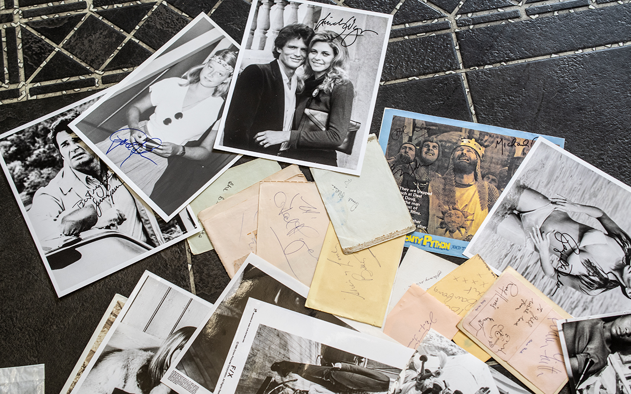 Film Star Autographs on Pages and Photographs - Nice Collection Including Richard Burton, - Image 2 of 2