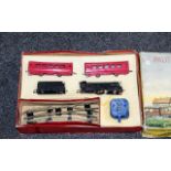 Palitoy Electric Battery Driven Train Set, with Locomotive, Tender, Two Coaches,