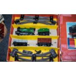 Hornby Goods Set No. 30, Gauge 0, Clockwork, in original box, box worn at edges.