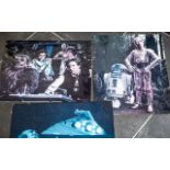 Star Wars Interest - Three Original Star Wars Posters, R2D2, Chewbacca, etc.