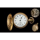 A.W.W Co Waltham 15 Jewels Keyless Gold