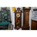 Vienna Wall Clock, with glazed front and