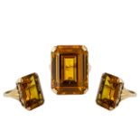 A Ladies - Superb Antique Period 9ct Gol