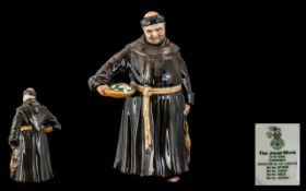 Royal Doulton - Hand Painted Ceramic Figure ' The Jovial Monk ' HN2144. Designer M. Davies.