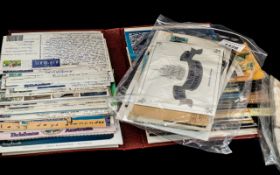 Collection of Postcards, travel and holiday interest, together with some first day covers.