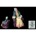 Royal Doulton - 1982 Collection / Members Only Hand Painted Ceramic Figure ' Prized Possessions '