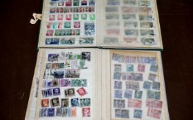 Two A5 stock books of quality stamps, featuring mostly France, Italy, Spain and Malaysia.