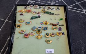 Collection of Tin Car Pins, approx.