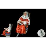 Royal Doulton Hand Painted Ceramic Figure ' The Judge ' HN2443. Designer M. Nicol.